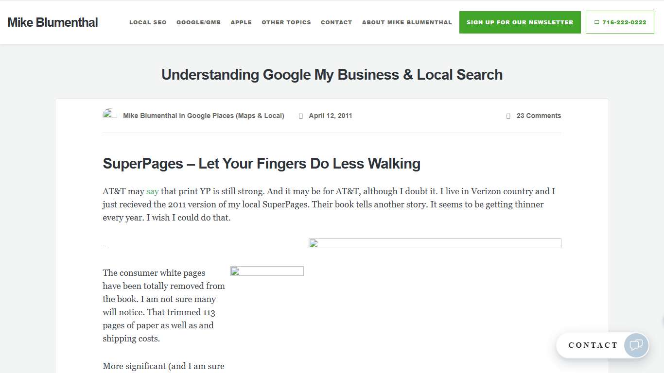 SuperPages – Let Your Fingers Do Less Walking
